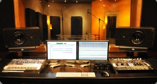 Recording studio setup